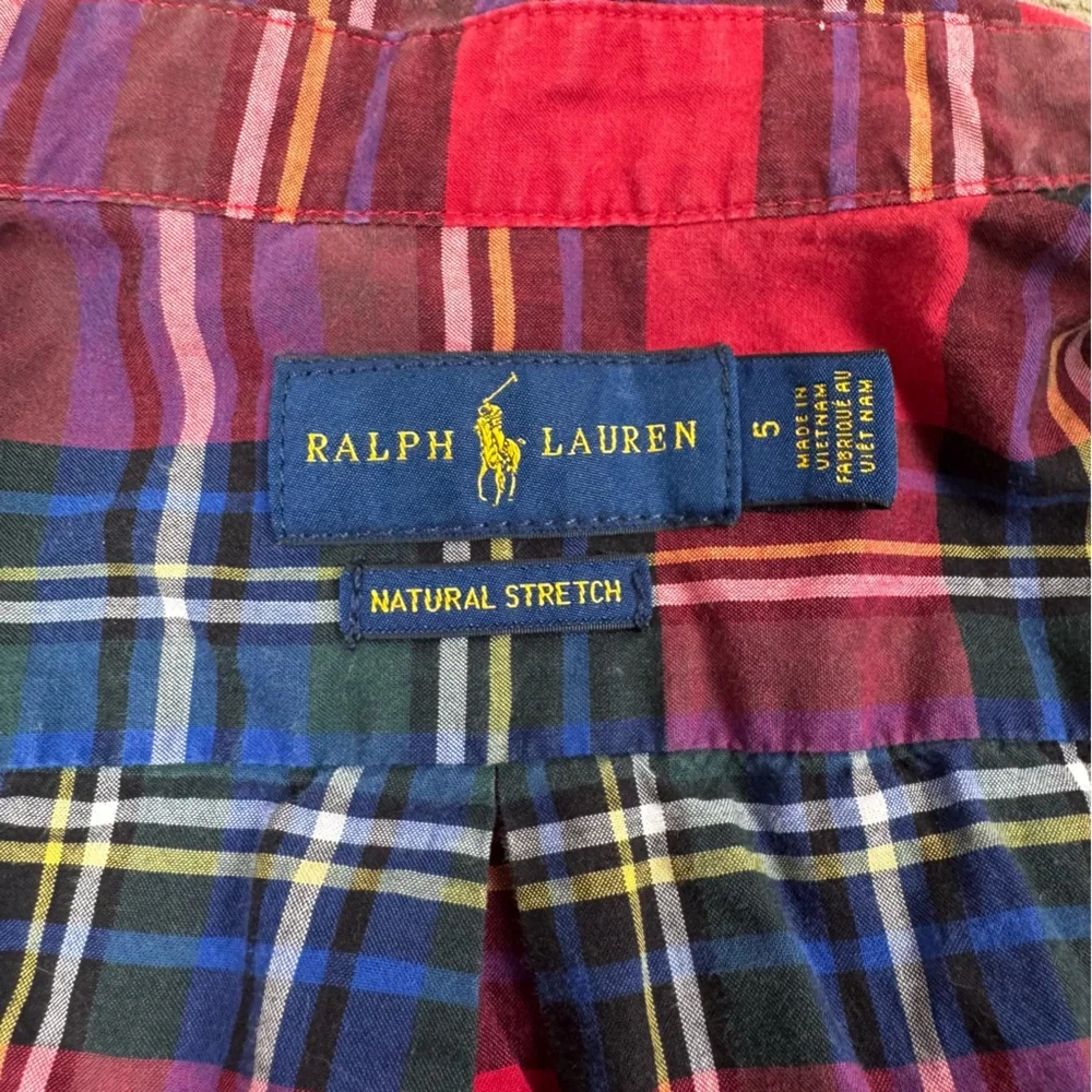 Ralph Lauren Kids Plaid Shirt - Red, Blue, and Yellow